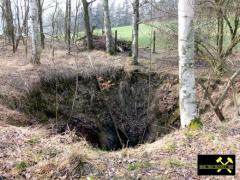 SDAG Wismut Schurf 17 am Emmler bei Raschau nahe Schwarzenberg im Erzgebirge, Sachsen, (D) (1) 02.03.2014.JPG